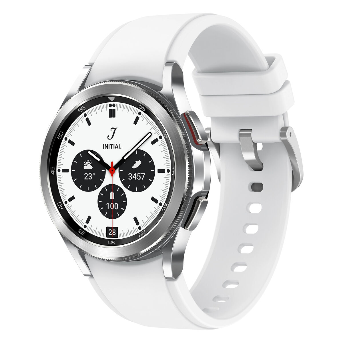  Samsung Galaxy Watch4 Classic Smartwatch, Plateado, Ø 42 mm