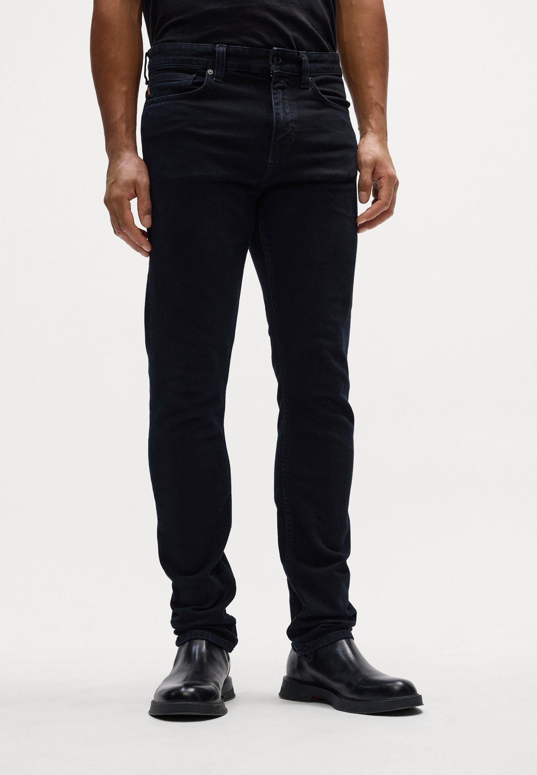 BOSS DELAWARE - Džíny Slim Fit - black
