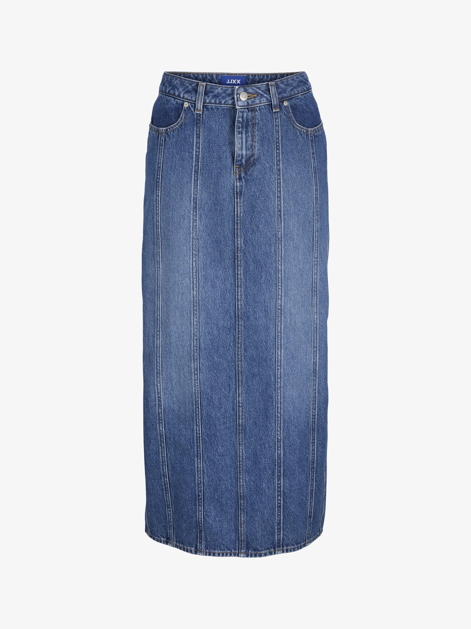 JJXX JXCANA PIKK SEKIK - Teksariidest seelik - keskmine sinine teksariie