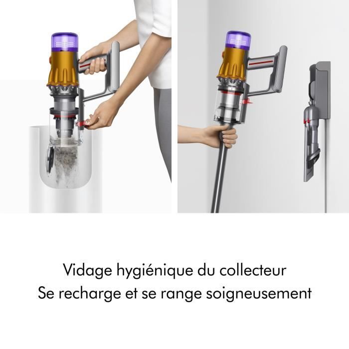 Aspiradora de mano inalámbrica DYSON V12 Origin - 545 W - 120 AW - 60 min - Gris