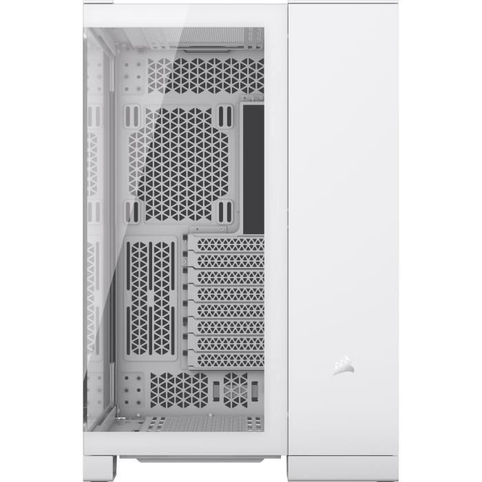 Case per PC - CORSAIR - 6500X Mid-Tower Dual Chamber con pannello in vetro temperato - Bianco