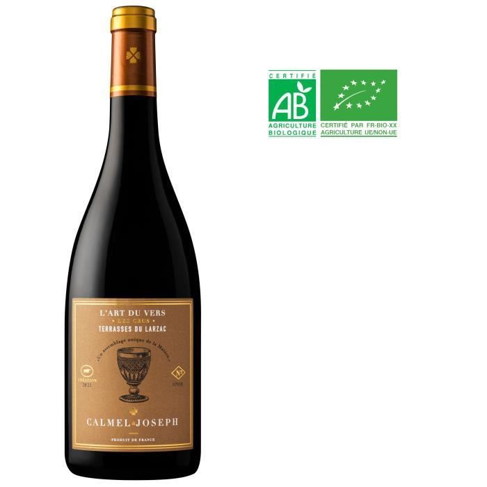 Calmel & Joseph Les Crus l'Art du Vers 2023 Terrasses du Larzac - Vino Tinto Languedoc - Ecológico