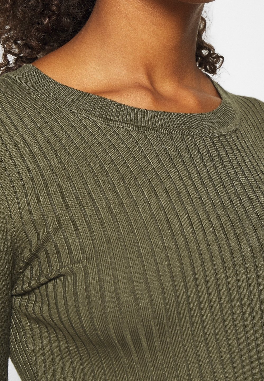 Pull pair et impair - olive