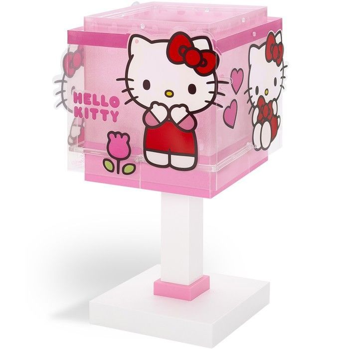 Abajur de cabeceira LED Hello Kitty da Dalber para crianças - Luz noturna decorativa rosa