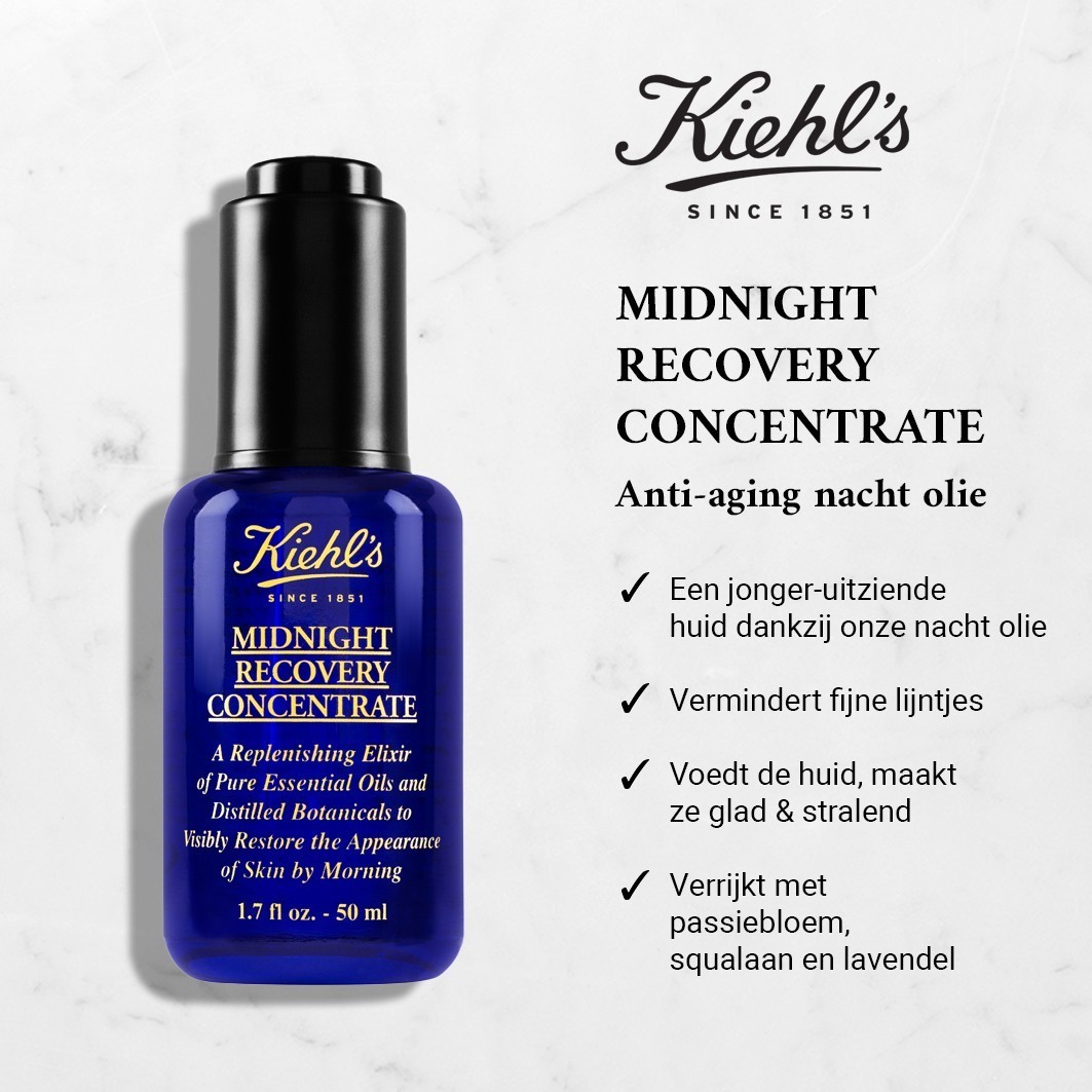 Kiehl's Anti-Aging Serum Midnight Recovery Concentrate - 15 ml