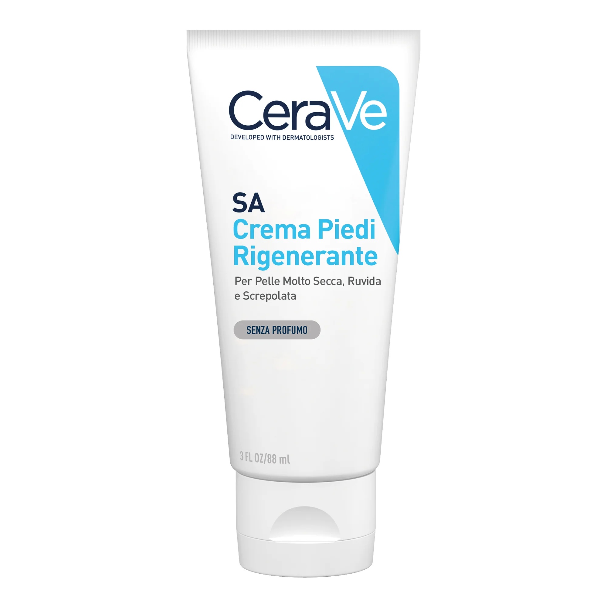 CERAVE Regenerierende Fußcreme mit Salicylsäure 88 ml Für sehr trockene und geschädigte Haut