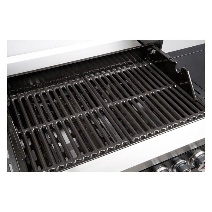 Barbacoa de gas LANDMANN REXON_PTS3 - Acero inoxidable - Superficie de cocción de 65x40 cm - 3 quemadores PTS