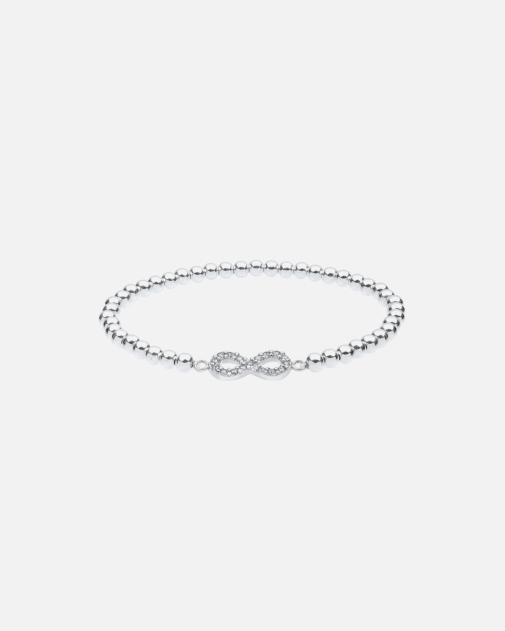 Elli Femme Motif Infinity Basic avec Cristaux en Argent Sterling 925