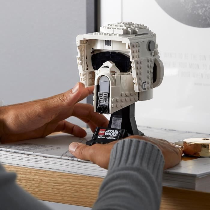 LEGO® Star Wars 75305 Scout Trooper Helmet, Kit, Mask, Model, Gift for Adults