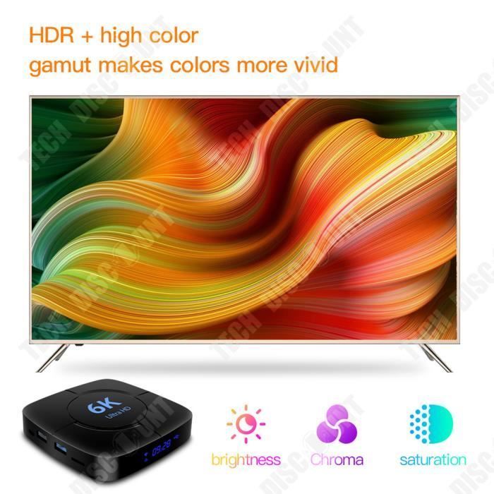 Décodeur réseau TV - TD® - Android 1080P - 2 Go RAM - 8 Go stockage - Résolution 6K