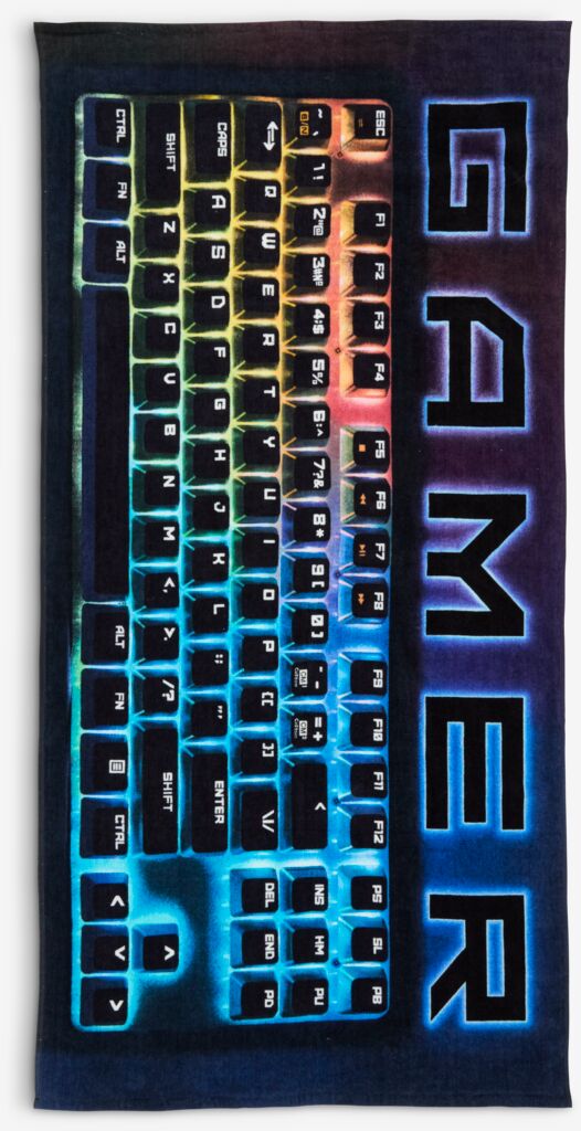 Kopalna brisača GAMER zlata 70x140cm