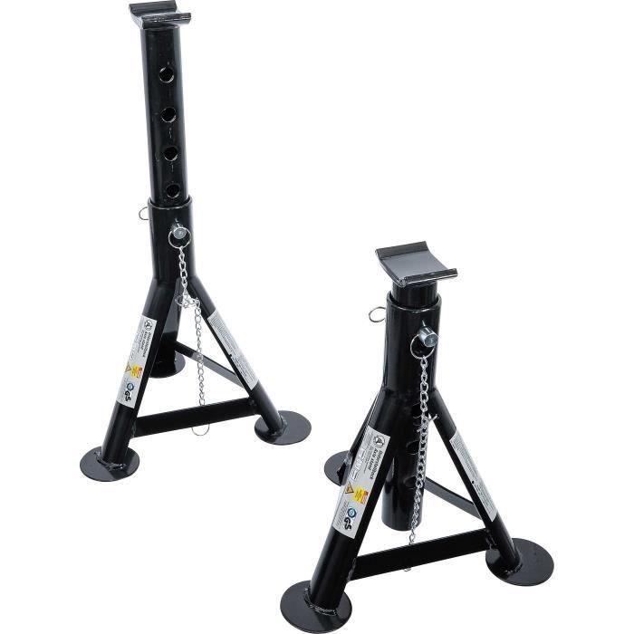 Soportes para gatos hidráulicos | Capacidad de carga 1500 kg - Par | Carrera 322