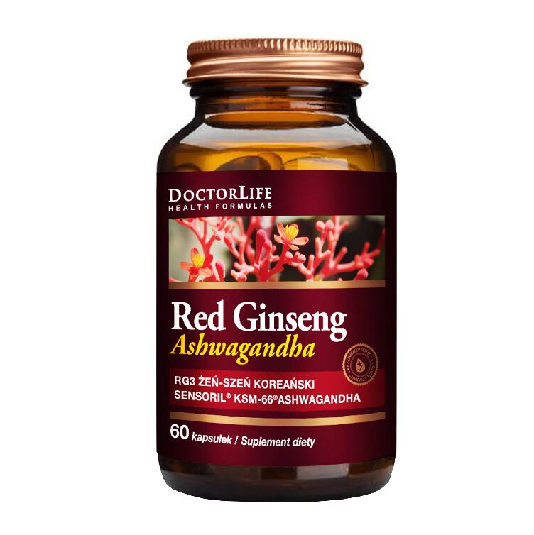 Doctor Life Koreansk Rød Ginseng + Ashwagandha