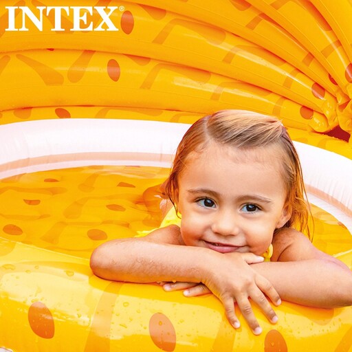  Intex aufblasbares Kinderbecken mit Ananas-Sonnendach