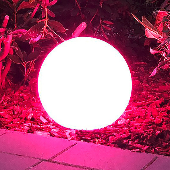 Έξυπνη εξωτερική φωτεινή σφαίρα LED Calluna Solar, Ø 25 cm