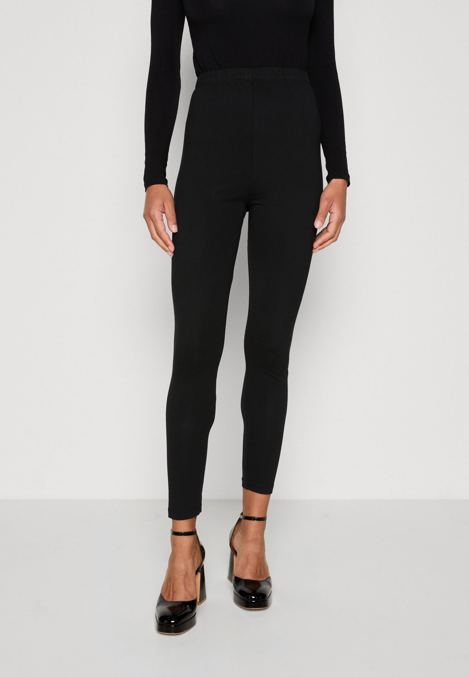 Anna Field - Confezione da 2 - Leggings - Pantaloni - nero/blu scuro