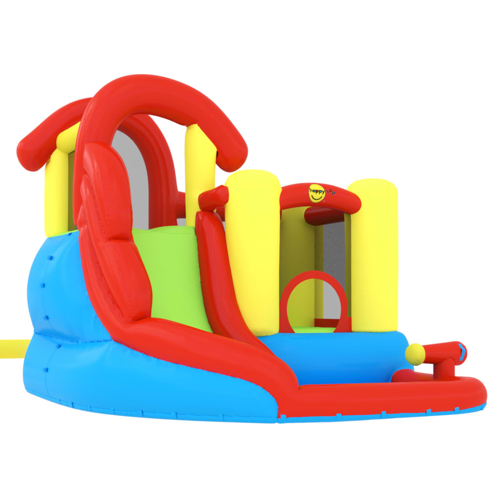 Aufblasbare Spielanlage Happy Hop mit Rutsche und Pool, 280 x 319 x 211 cm