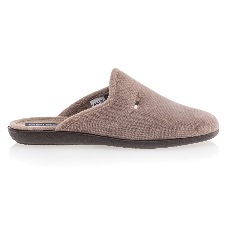 Beige tofflor för män