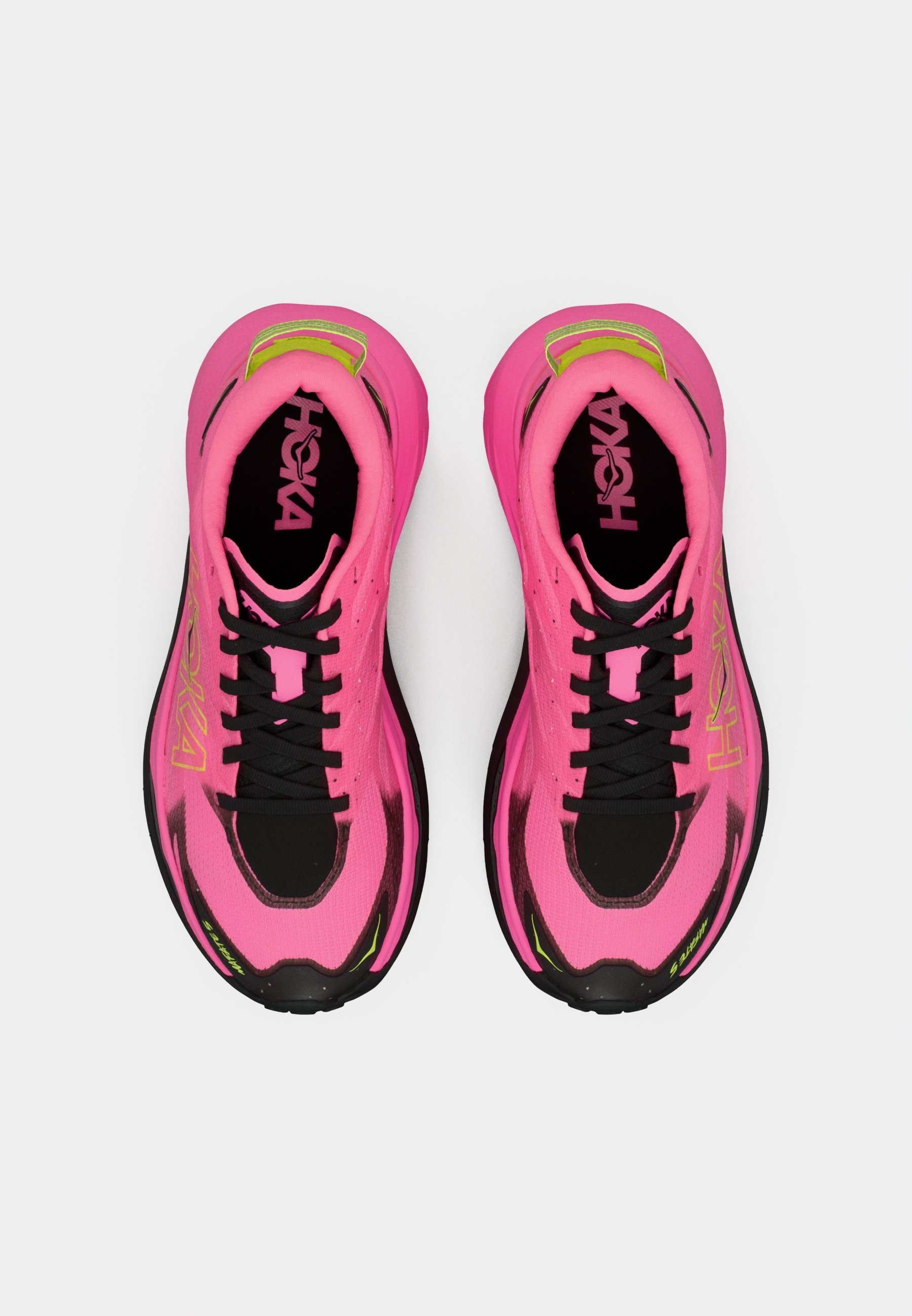HOKA MAFATE 5 - Matkajooksujalatsid - neoonroosa/must