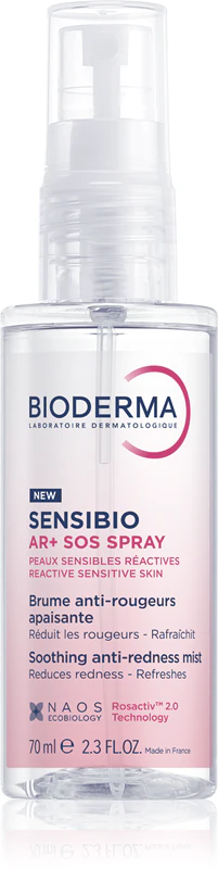 Bioderma Sensibio AR+ SOS Spray zklidňující sprej proti zarudnutí pleti