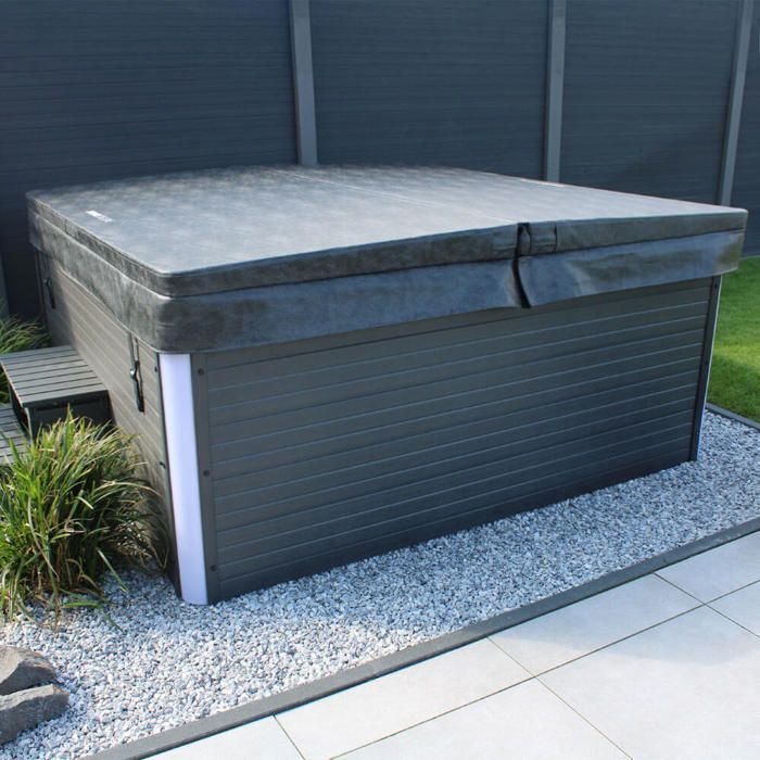 HOME DELUXE spa extérieur 'STREAM BIG PLUS' Chauffage et buses de massage inclus, pour 5 personnes I Spa de jardin