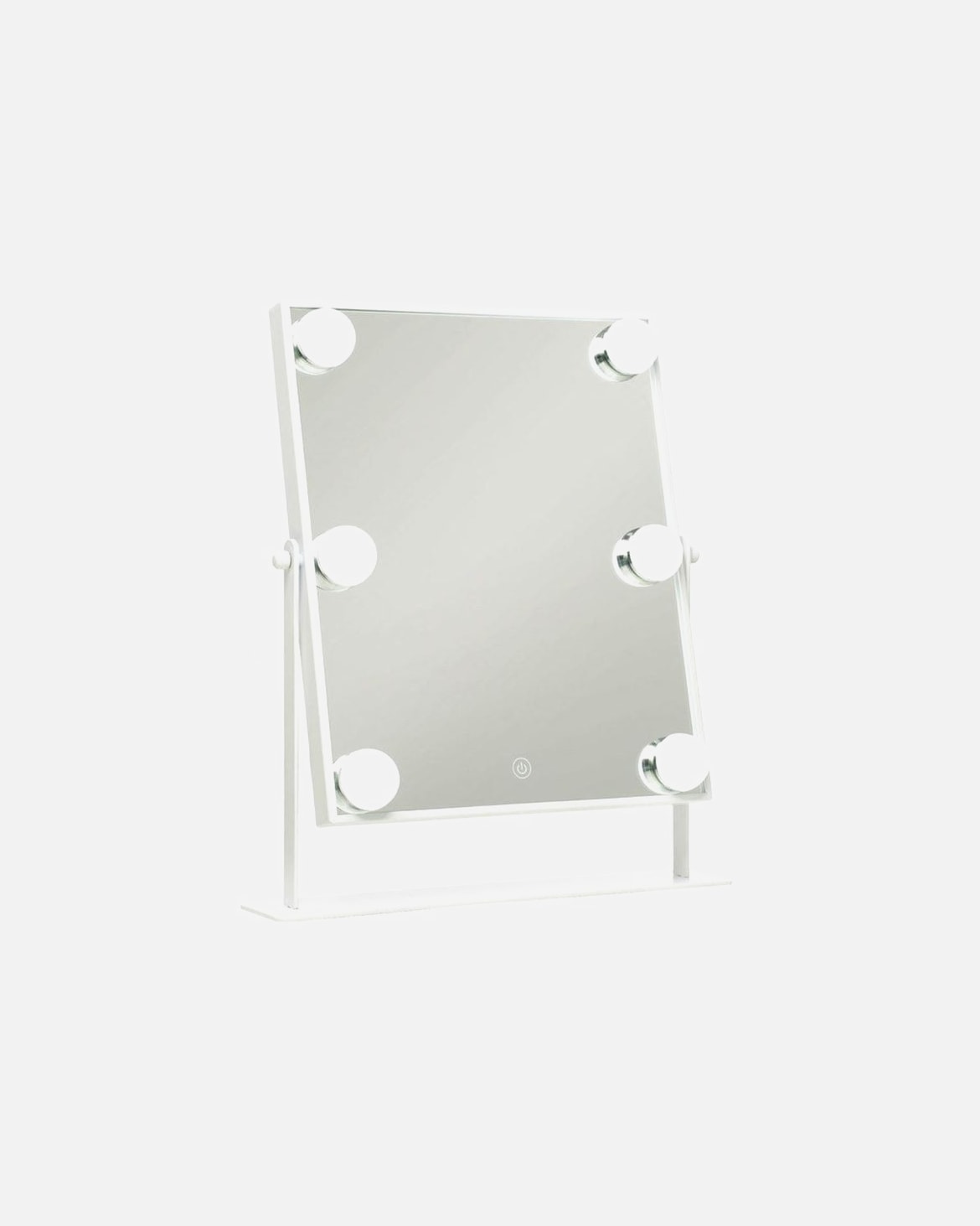 Espelho de maquilhagem UNIQ com iluminação LED – Branco