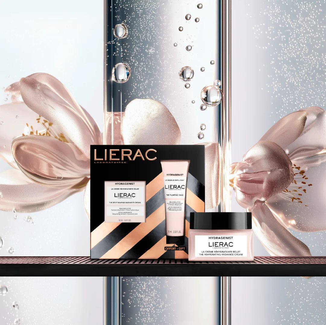 Hydragenist Coffret Natale Crema + Hydragenist Maschera - Cofanetto Idratante, Crema viso giorno idratante