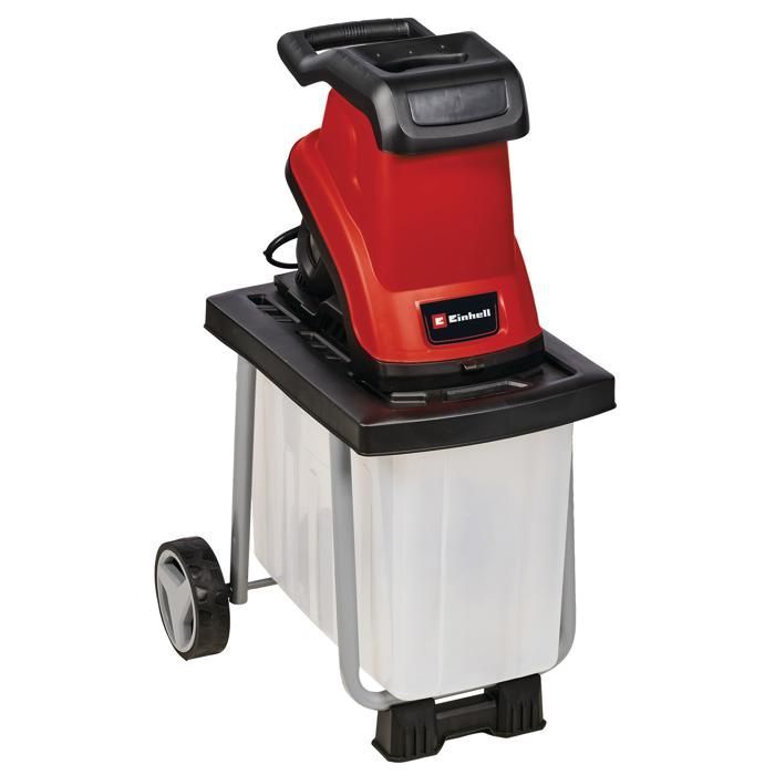 Einhell Broyeur de végétaux à lames GC-KS 2540 CB (2 lames réversibles en acier, bac de récupération 55 litres)