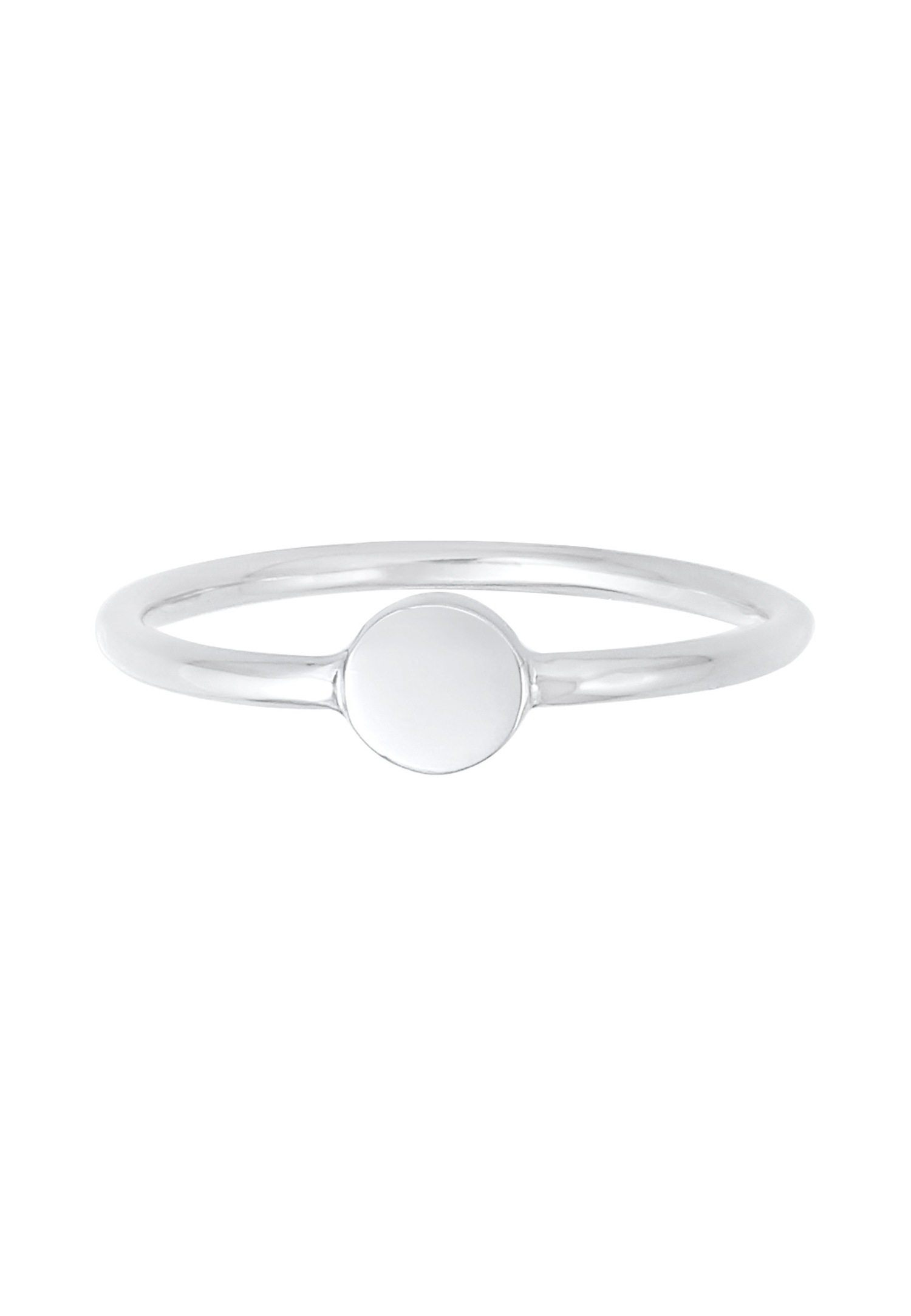 Elli Bague à empiler pour femme - Blogueur de la tendance de base Geo Plaquettelet en argent sterling 925 plaqué or