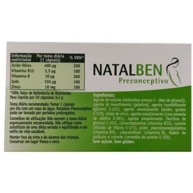 Natalben Natalben Preconceptive 30 kapselia 30 kapselia