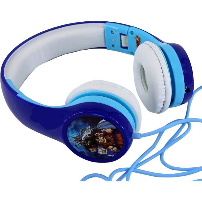 Trunks and Goten Kids Headphones - Dragon Ball Z Super - TEKNOFUN - 85 dB - Blue