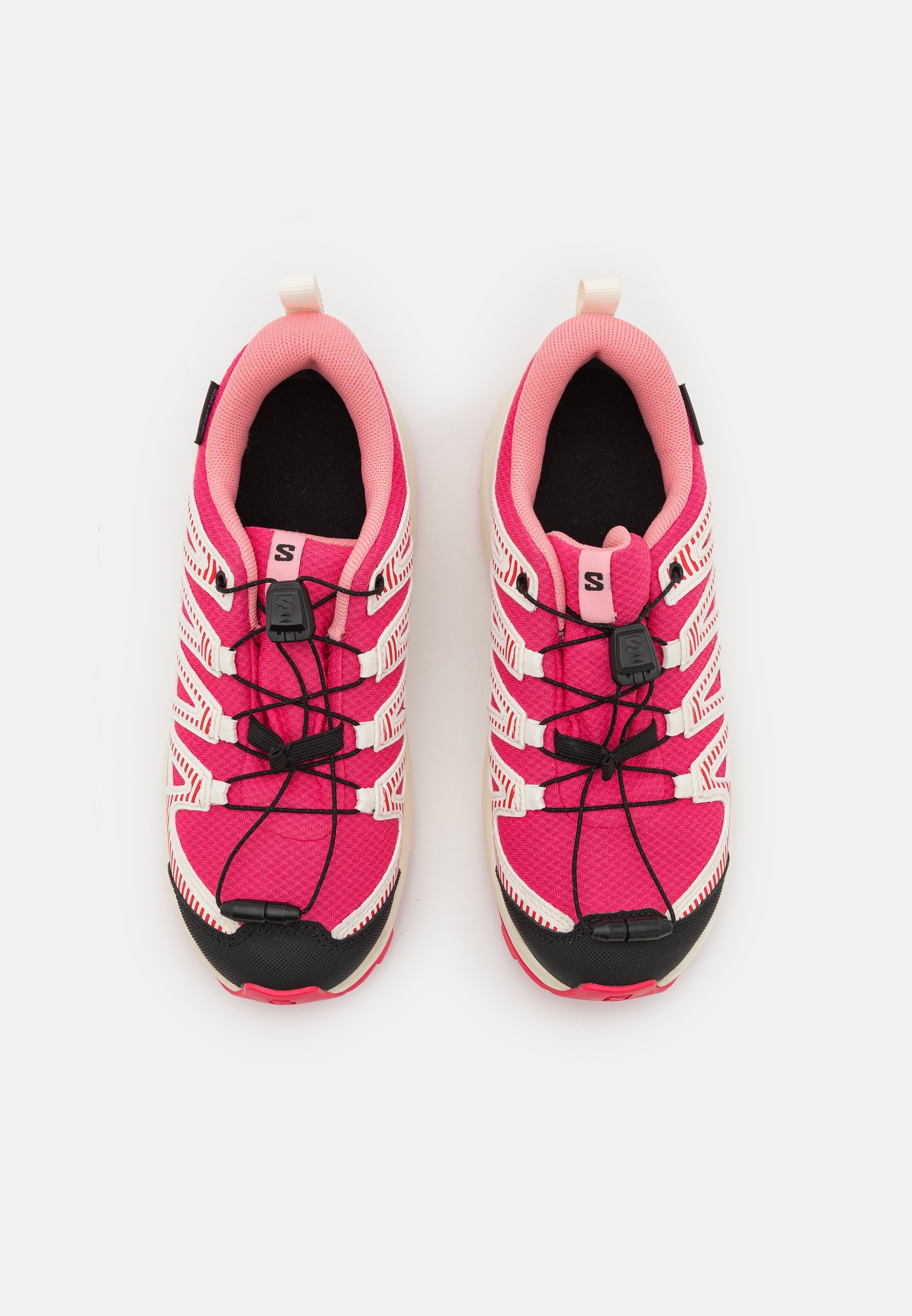Salomon XA PRO V8 WATERPROOF UNISEX - Scarpe da trekking - rosso acceso/vaniglia ghiaccio/rosa fenicottero