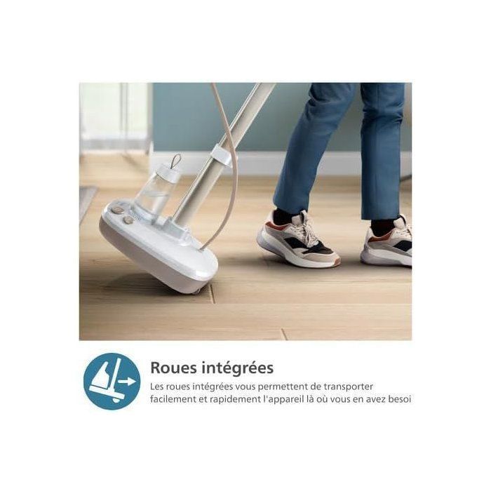 Plancha de vapor - PHILIPS - AIS6010/10 - Solución de planchado todo en uno Serie 1000 - Vapor continuo de 45 g/min - 6 bares - Beige