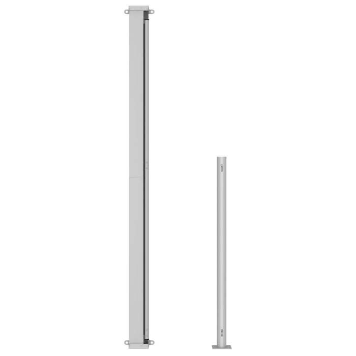 Retractable side awning/privacy screen for patio, garden, terrace, balcony - 220 x 300 mm