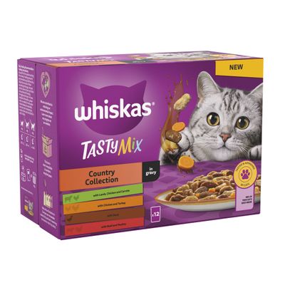 Whiskas 1+ Tasty Mix Country Collection in Soße