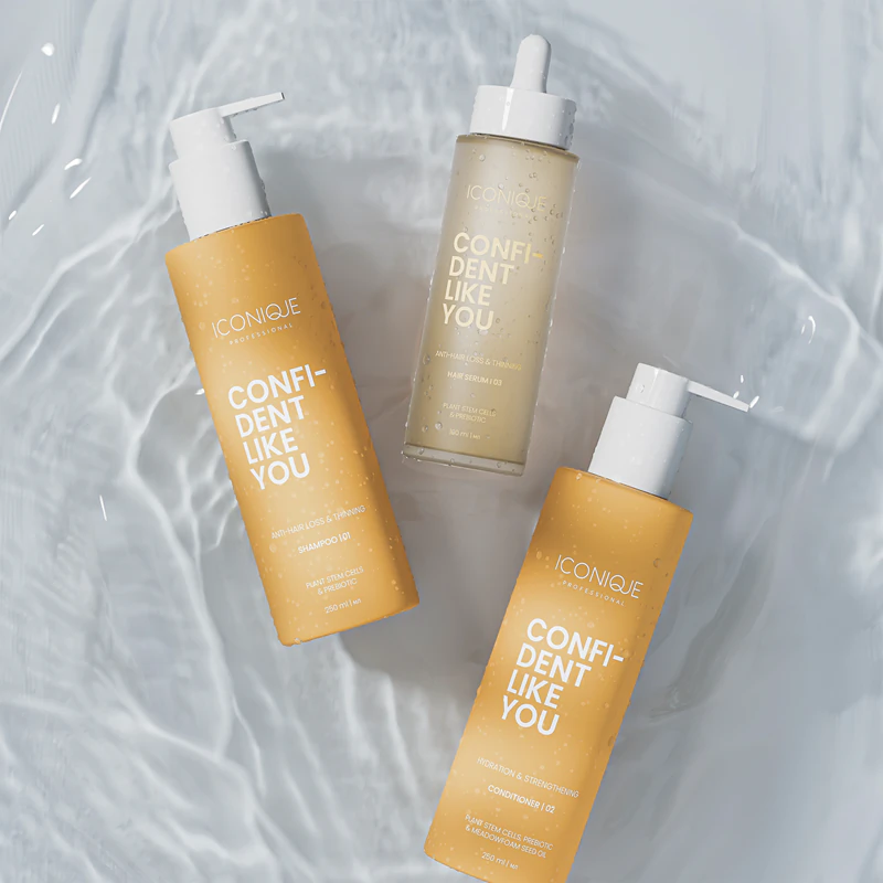 ICONIQUE Professional CONFIDENT LIKE YOU Feuchtigkeitsspendende und stärkende Spülung gegen Haarausfall und dünner werdendes Haar