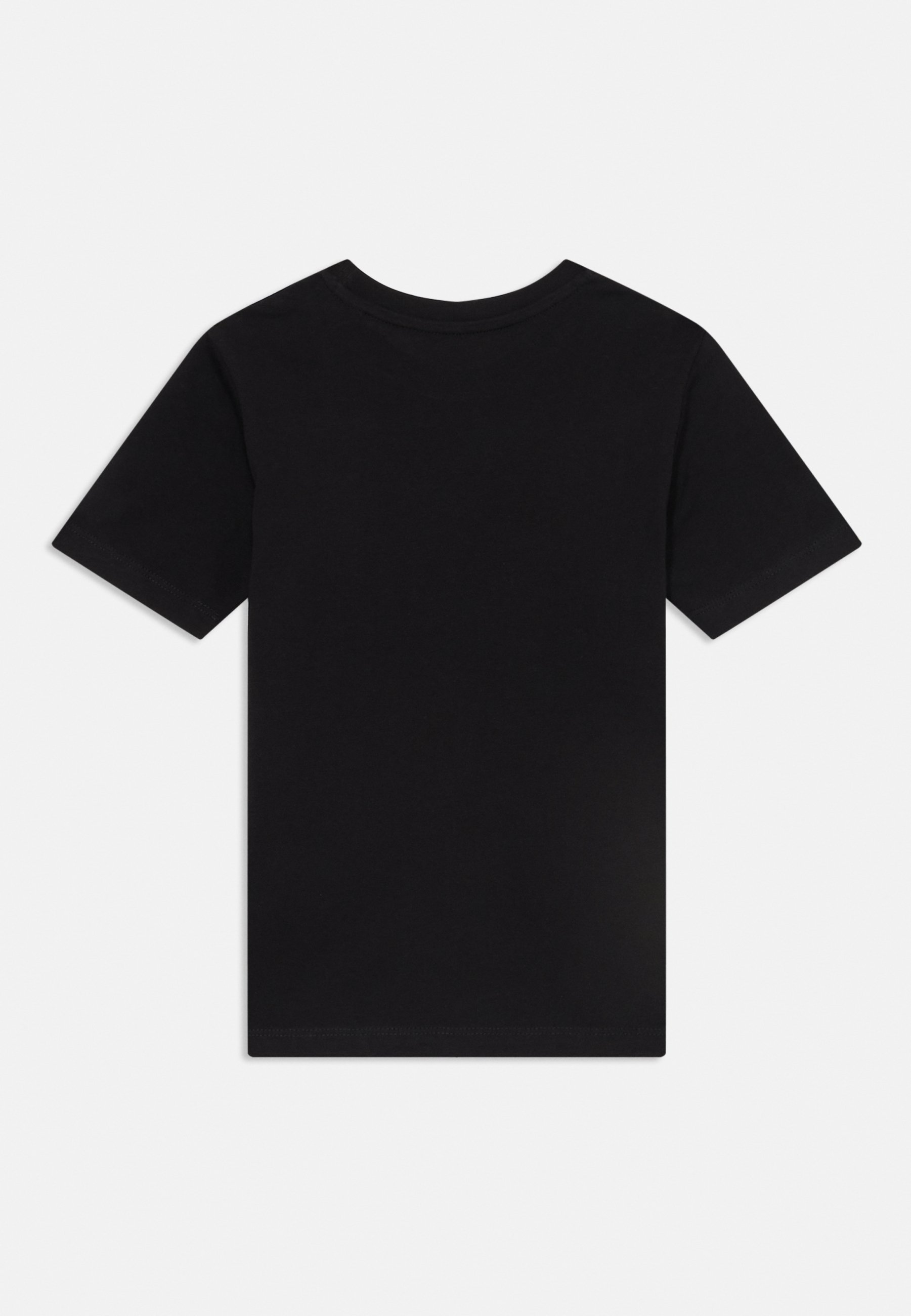 Jack & Jones Junior JJGEPLAS TEE SS CREW NECK JNR - T-shirt met print - zwart