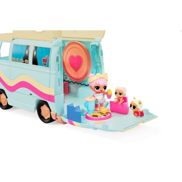 ¡LOL Surprise! - Minibús 5 en 1 - Compatible con muñecas LOL - Totalmente equipado