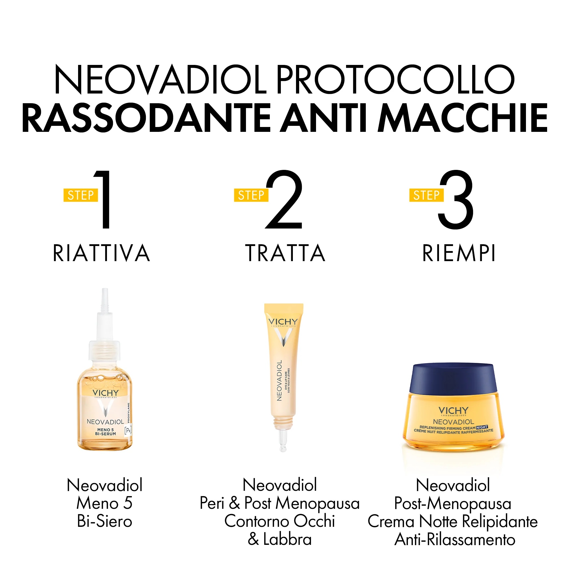 VICHY Vichy Neovadiol crème de nuit après la ménopause 50 ml pour reconstituer les lipides et raffermir la peau