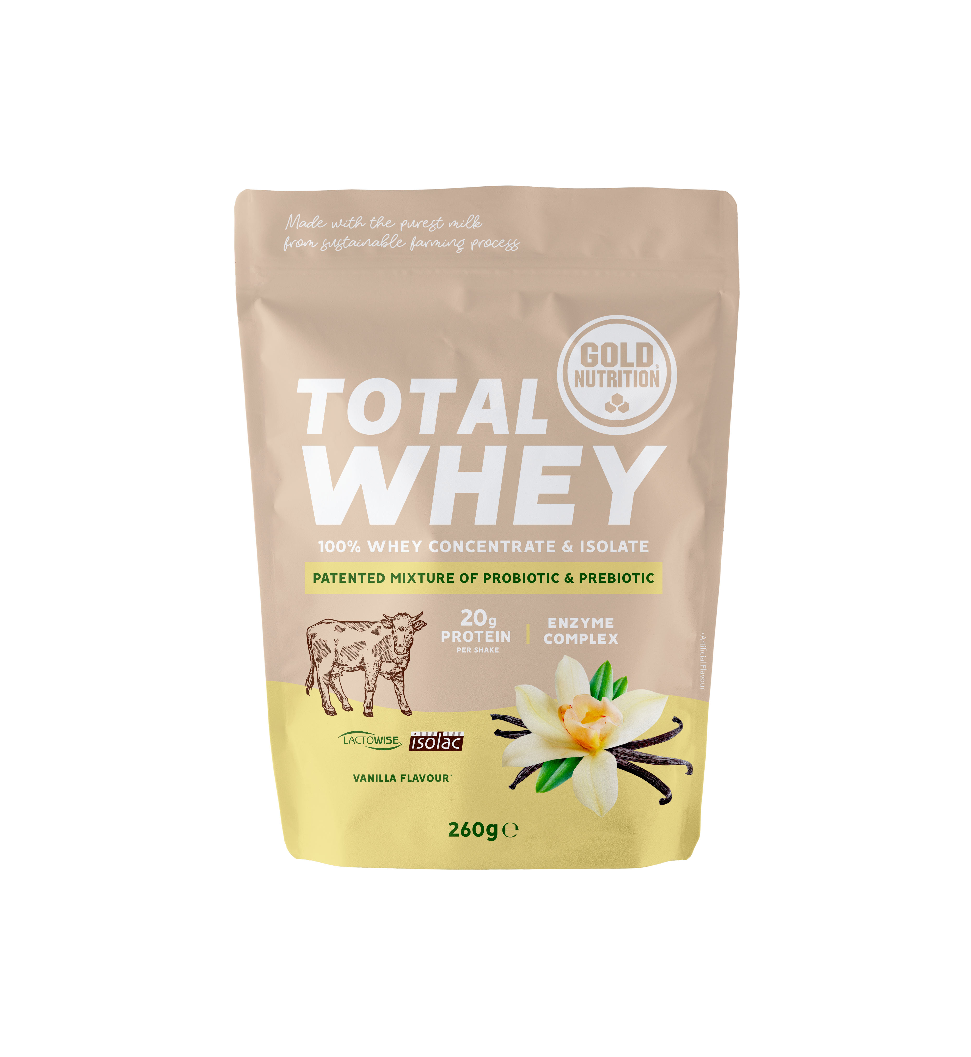 Total Whey Vanilla proteini