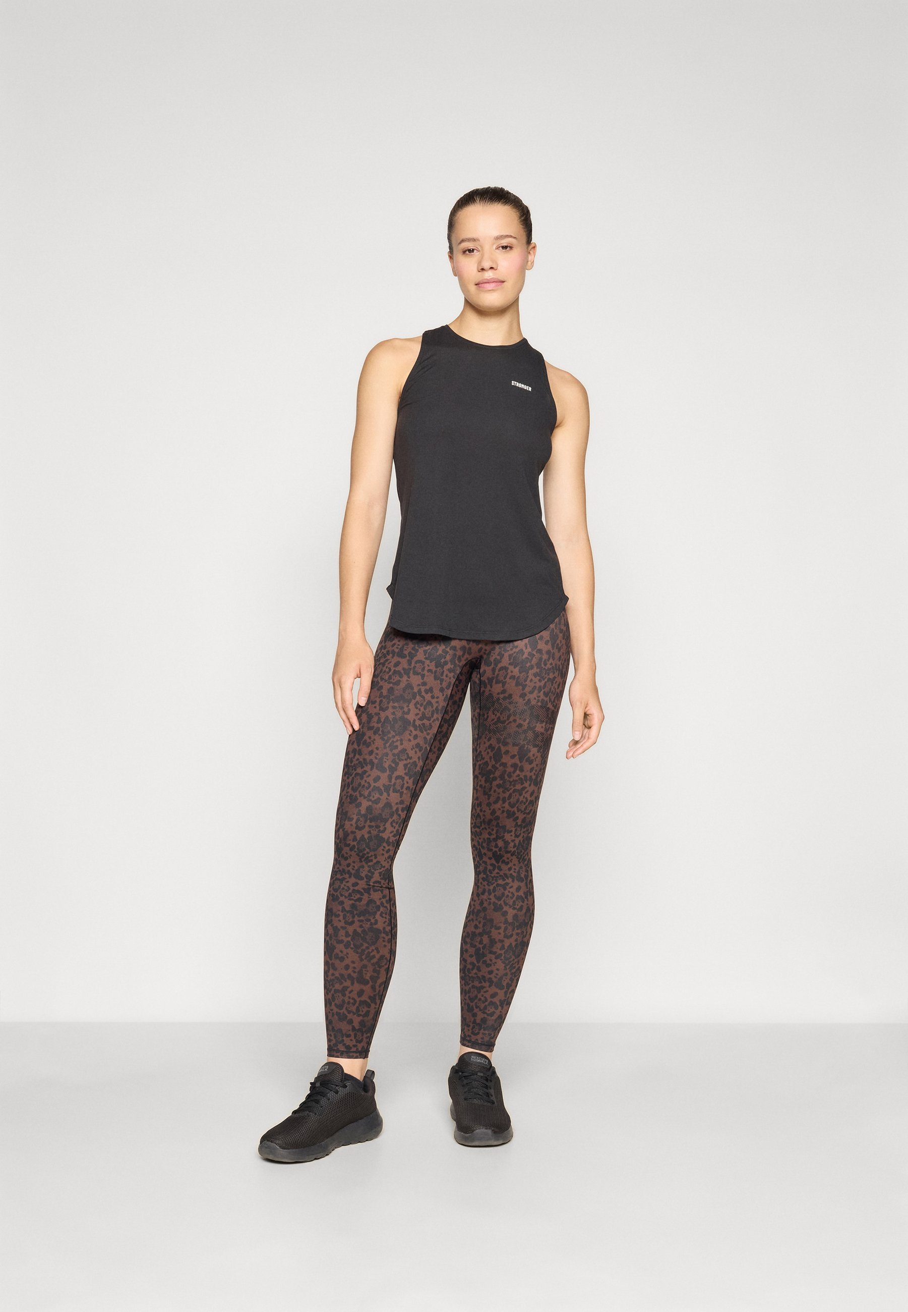 Leggings Stronger THE PRINTED ONE - Leggings - marrone/multicolore