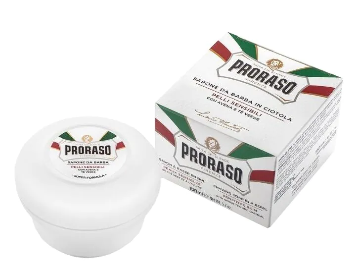 Proraso Mydło do Golenia w Tyglu Sensitive Green Tea