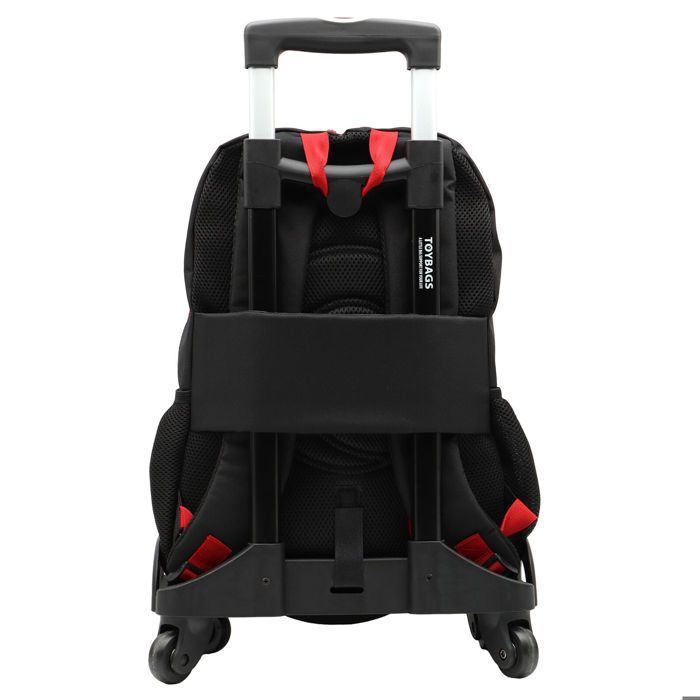 Rolling backpack - Educa Borras - Naruto Cloud - 42x31x19cm - Adjustable compartments - Trolley included