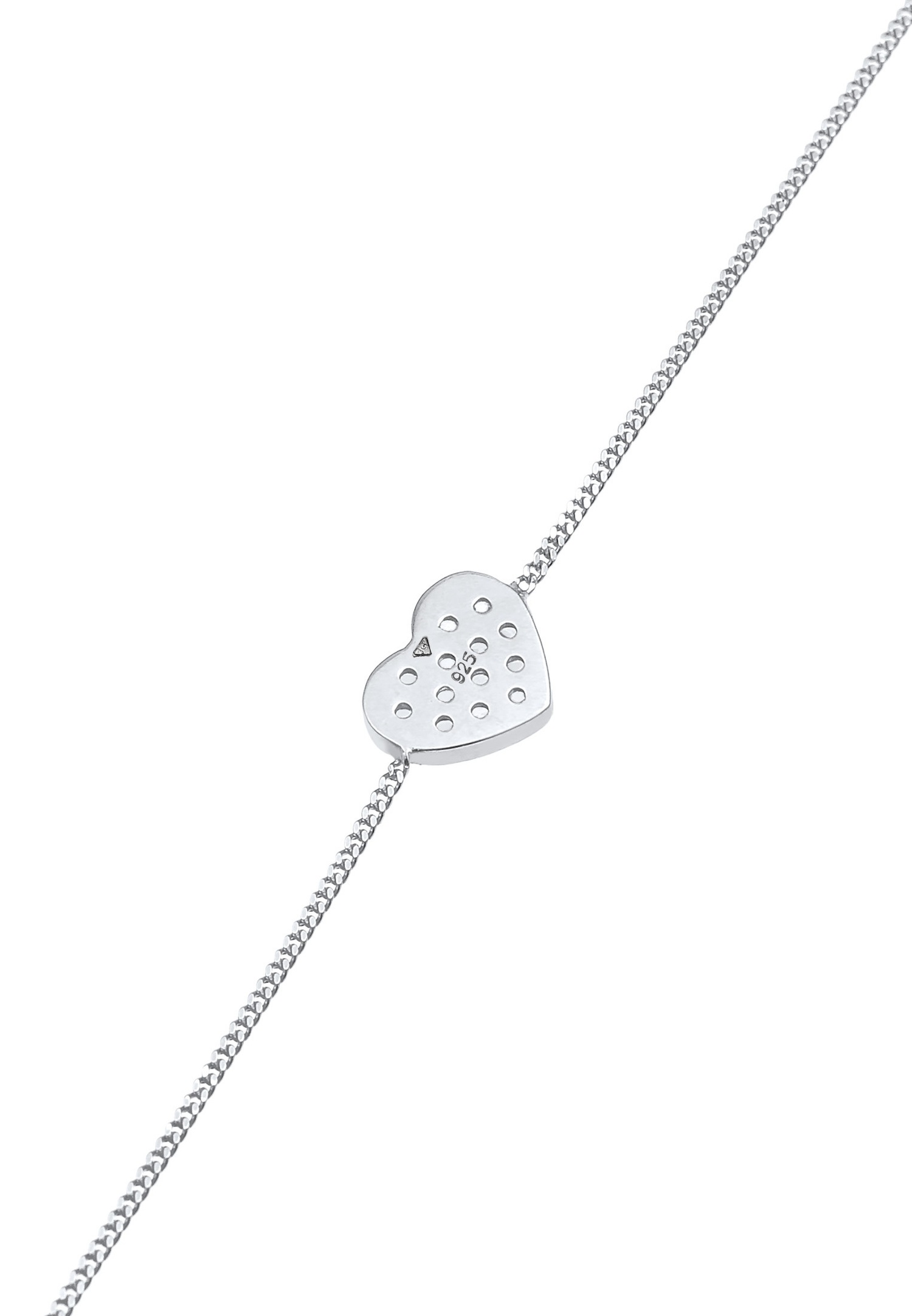 Elli Amour romantique de la Saint-Valentin pour dames avec des pierres de zircone en argent sterling 925