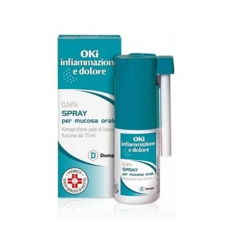 OKI Oki spray contra la inflamación y el dolor 0,16% 15 ml Antiinflamatorio