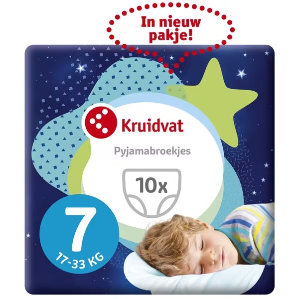 Kruidvat Boyz srednje velike pidžama gaćice veličine 7 (17-33 kg), 10 komada