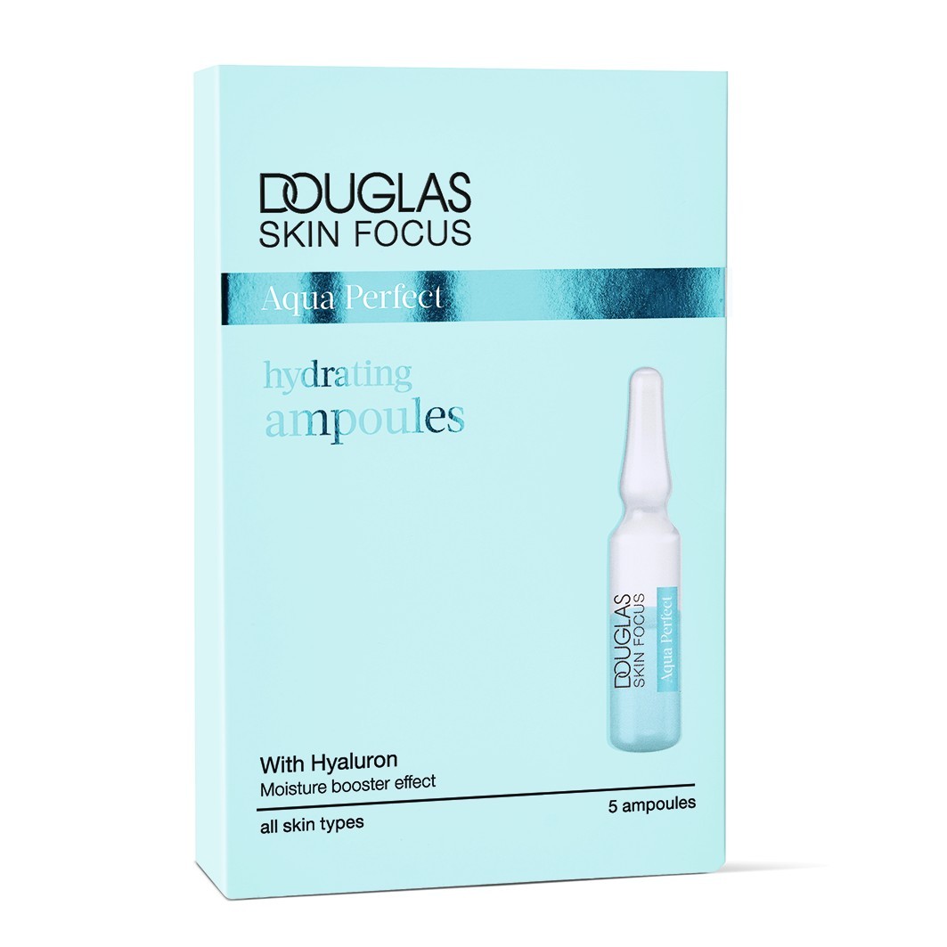 Douglas Collection Ampullenserum Skin Focus Aqua Perfect Feuchtigkeitsspendende Ampullen 5 x 1,5 ml - 1 št.