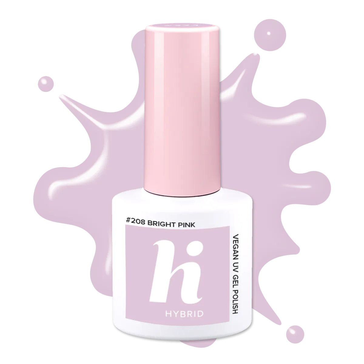 Hi Hybrid Lakier hybrydowy 208 Bright Pink 5ml
