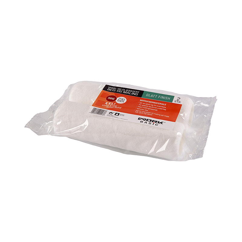 Work Basic Rulle 2 unidades 230 mm microfibra 10 mm, Work