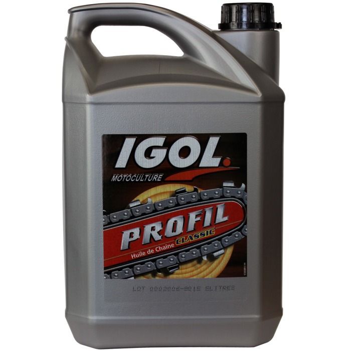 GT GARDEN - Huile de chaîne filante IGOL pour tronçonneuse et élagueuse - 5 litres